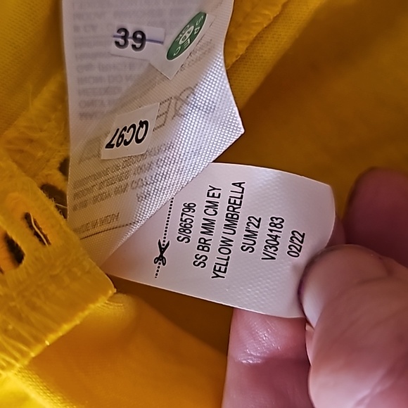 Banana Republic Yellow Top Size M - Picture 6 of 7